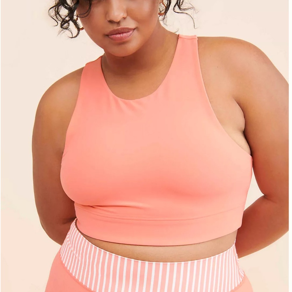 Addison Bay x Nuuly Coral Sports Bra 1XL - SEE SET!